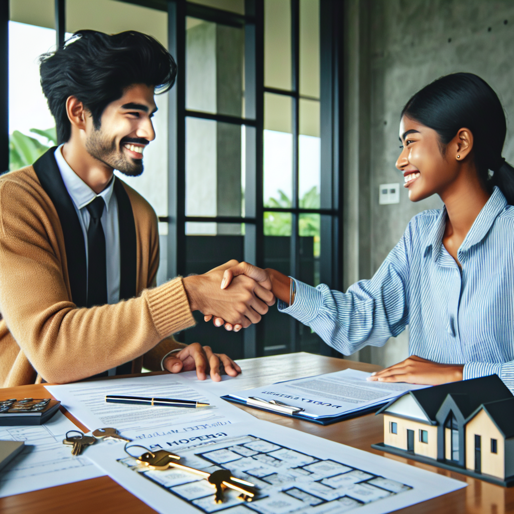 Property buying process Thailand handshake contract